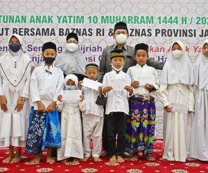 Rayakan 10 Muharam, PIMAJT & Baznas Santuni 378 Anak Yatim